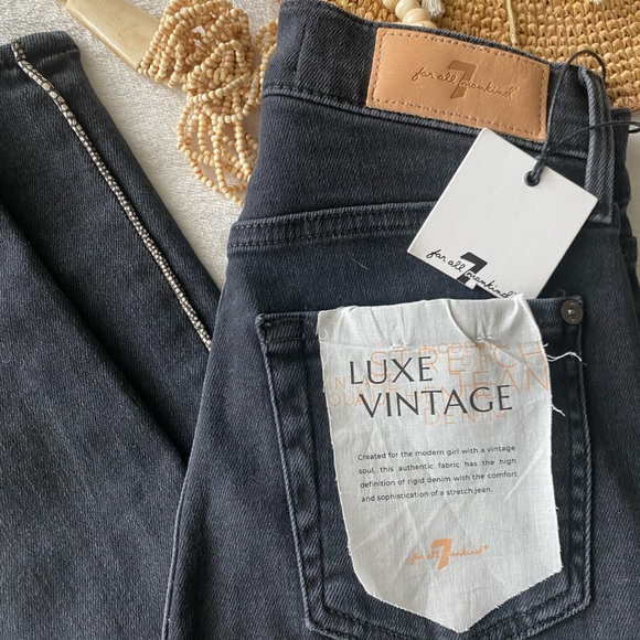 7 For All Mankind Denim - 🆕 7 For All Mankind Luxe Vintage High Waist Ankle Skinny Jeans
